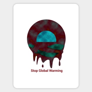 Stop Global Warming Magnet